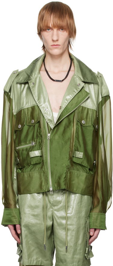 Jacka Feng Chen Wang Feng Chen Wang Paneled Jacket Grön | FMS15JK26, 0