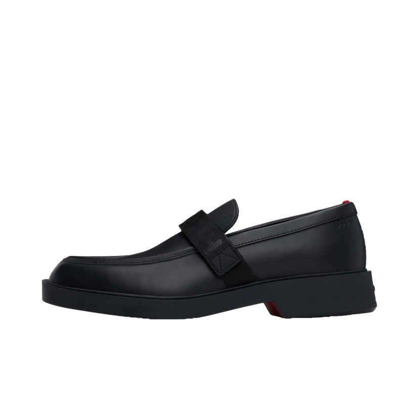 Sneakers och skor BOSS Hugo Black Leather Loafers Svart | 50536228