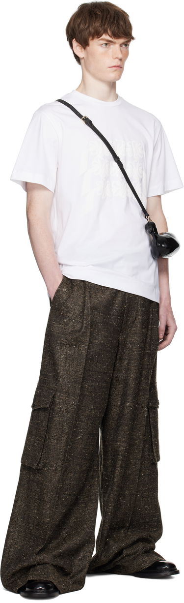 T-shirt Simone Rocha Simone Rocha Daisy Chain Print T-Shirt Vit | 5195P46-M 0569, 3