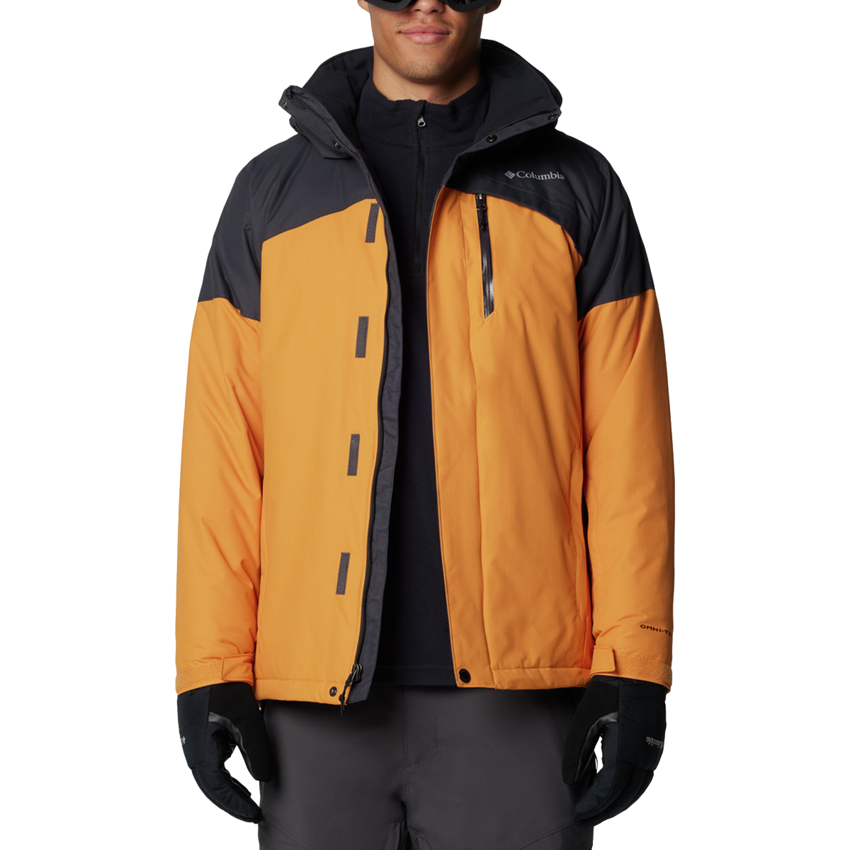 Jacka Columbia Last Tracks™ II Omni-Tech Hooded Ski Jacket Orange | 2087411861, 0