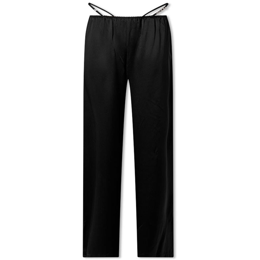 Byxor Alexander Wang Alexander Wang Crystal Thong Wide Leg Pants Svart | 4WC1234370-001