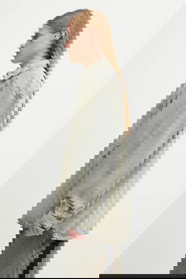 Skjorta Rick Owens Rick Owens DRKSHDW Jumbo Relaxed Fit Outershirt Grå | DU02E7769.DMP, 1