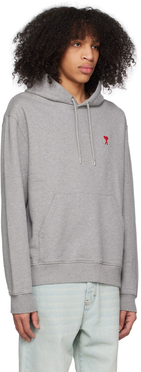 Sweatshirt AMI Hoodie Svart | BFUSW200.730, 1