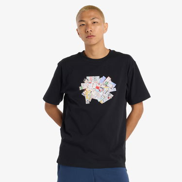 T-shirt New Balance Printed T-Shirt Svart | NBMT53905BK, 1