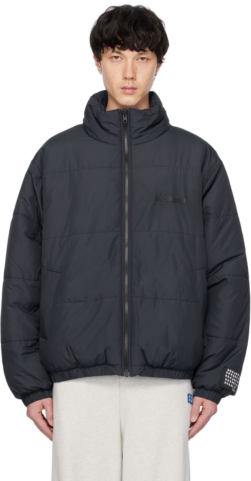 Pufferjacka Ksubi Sott Reversible Puffer Jacket Mörkblå | MPS25JK015