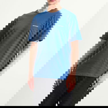 T-shirt NORSE PROJECTS Johannes Organic NORSE Logo Print T-shirt Blå | N01-0684-7190, 2