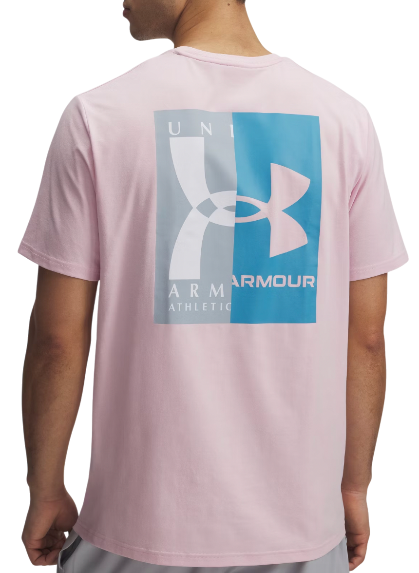 T-shirt Under Armour 60/40S EVOL Logo Short Sleeve T-Shirt Rosa | 1390165-647, 1