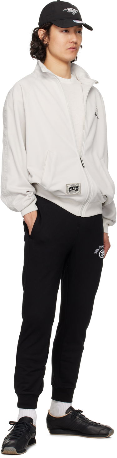 Träningsbyxor AAPE by A Bathing Ape AAPE by A Bathing Ape 'AAPE' Basic Sweatpants Svart | AAPPTMB698XXNBKX, 3
