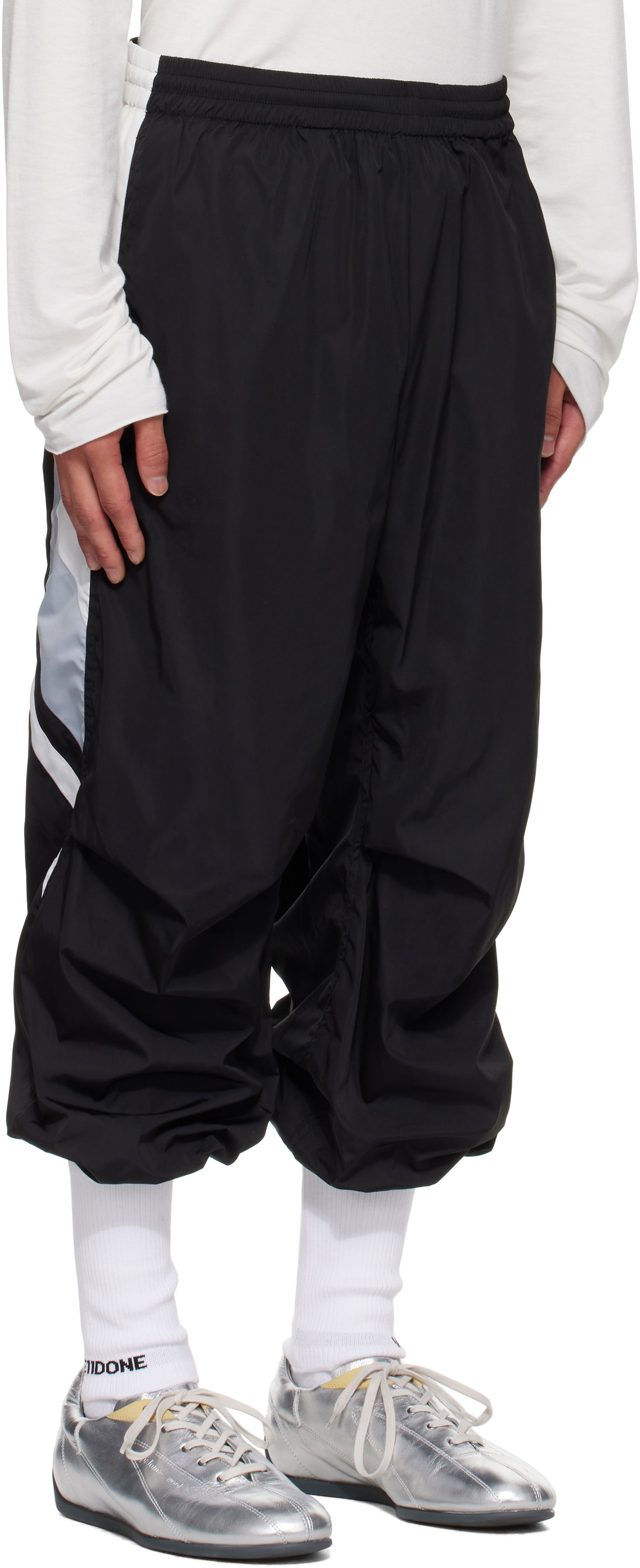 Träningsbyxor We11done We11done Socks Track Pants Svart | WD-PT2-25-213-M-BK, 1