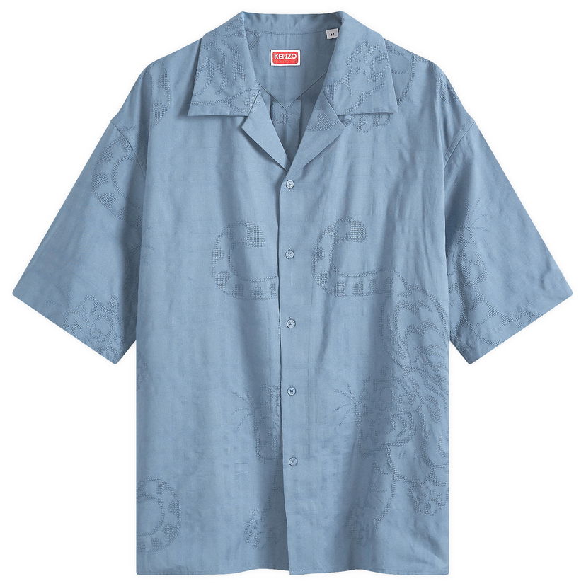 Skjorta KENZO Bamboo Vacation Blå | FE65CH1119JR-67