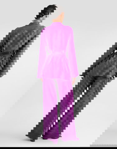 Skjorta Dolce & Gabbana Dolce & Gabbana All-over Silk Jacquard Vanity Shirt Purpur | F5I89TFJ1JOF0571, 2