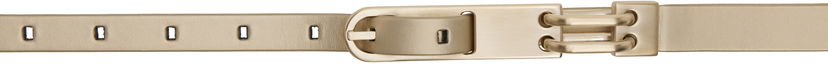Bälten Rick Owens Rick Owens Spalla Tongue Belt Beige | RA01E0680 LGEMGH