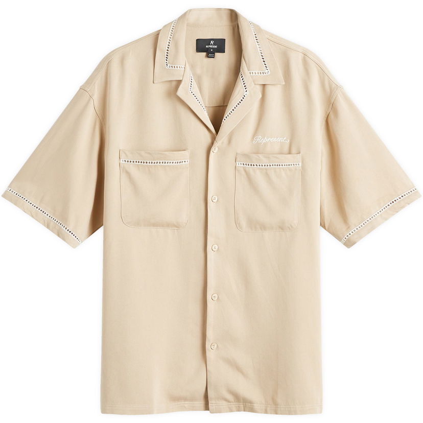 Skjorta Represent Clo Resort Shirt Beige | MLM2433-240