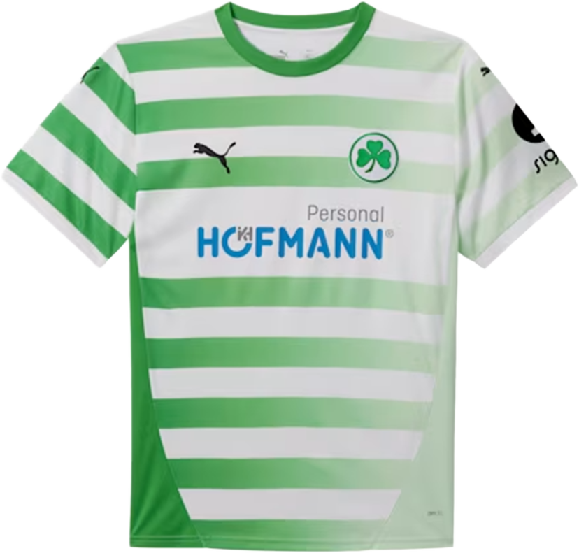 Jersey Puma SpVgg Greuther Fürth Home Jersey 2025/26 by Puma Grön | 785371-01