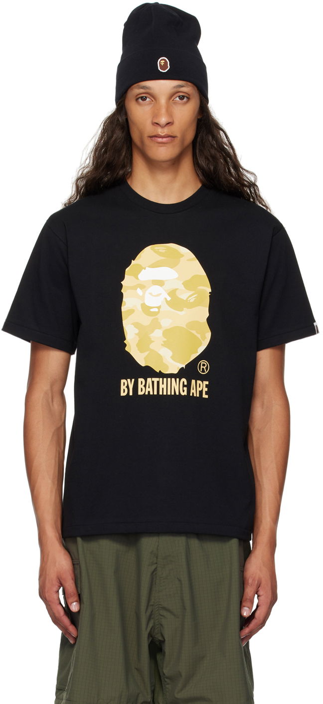 T-shirt BAPE BAPE Black Color Camo 'By Bathing Ape' T-Shirt Svart | 001TEK301322M