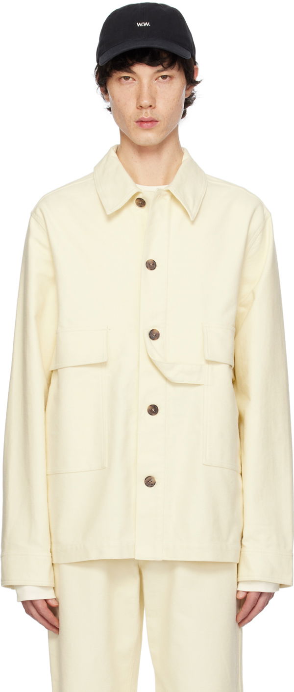 Skjorta WOOD WOOD Conrad Shirt Gul | 12345300-5004