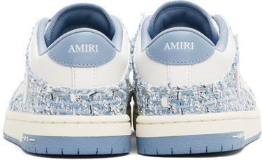 Sneakers och skor AMIRI AMIRI Bouclé Skel Top Low Blå | AMFOSR1141, 1