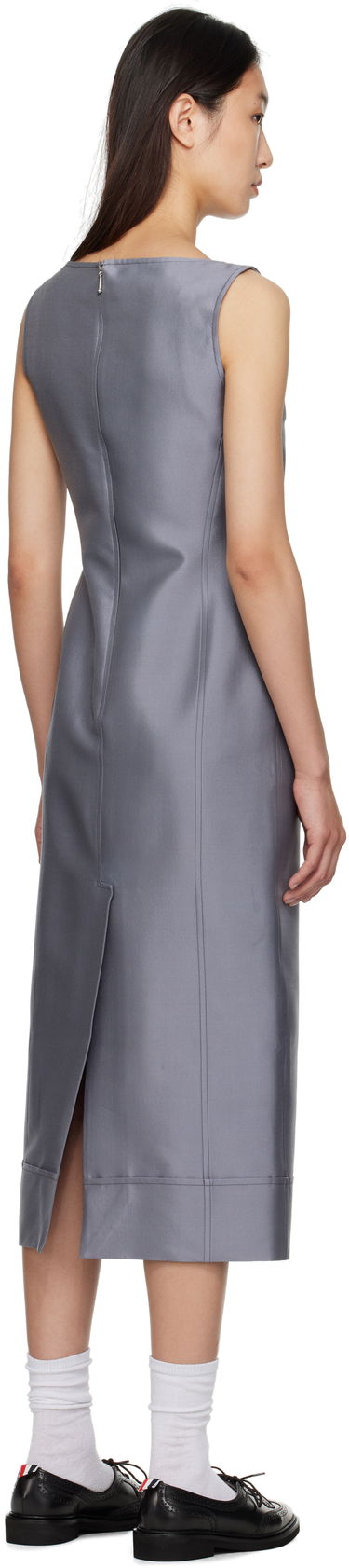 Klä Thom Browne Thom Browne Column Maxi Dress Grå | FDSF20A-F0989, 2