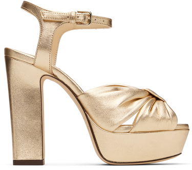 Klä Jimmy Choo Jimmy Choo Heloise 120 Heeled Sandals Metallisk | HELOISE 120, 0