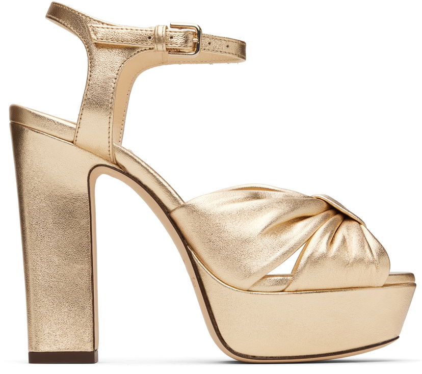 Klä Jimmy Choo Jimmy Choo Heloise 120 Heeled Sandals Metallisk | HELOISE 120
