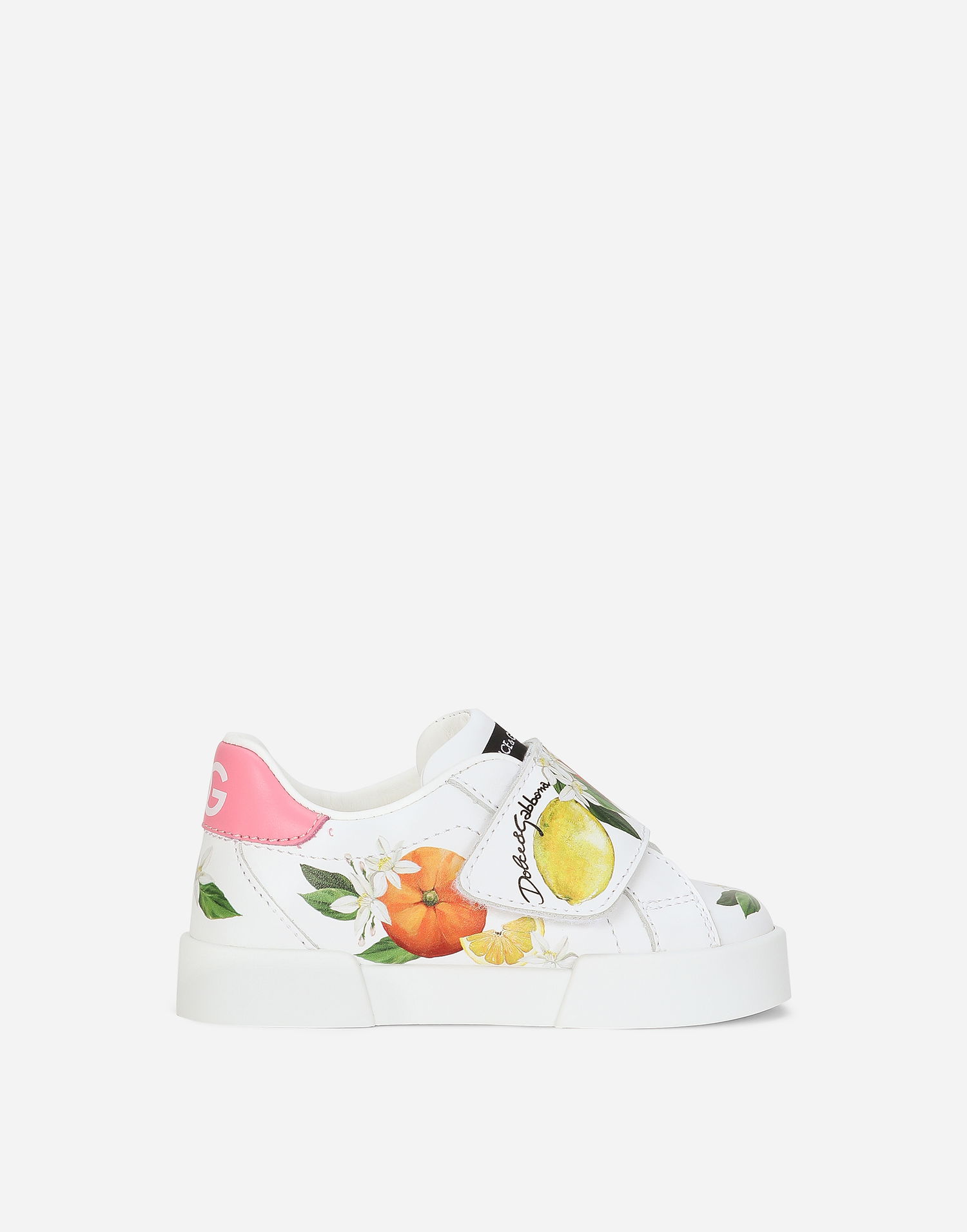 Sneakers och skor Dolce & Gabbana Portofino Printed Calfskin First Steps Vit | DN0143AC374HV5AN, 0