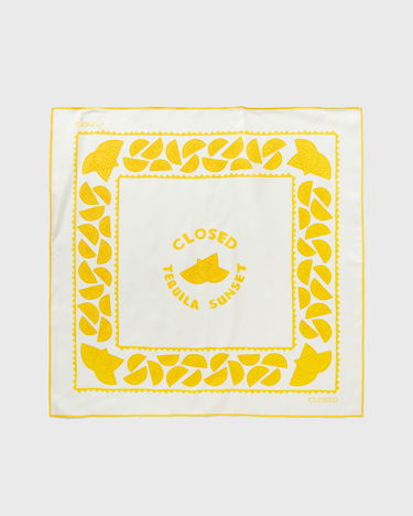 Halsduk CLOSED Tequila Sunset Print Scarf Gul | C80806-27D-PR-445, 1