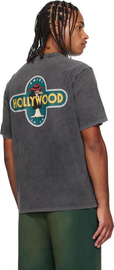 T-shirt AMIRI AMIRI 'Hollywood' Wolf Graphic T-Shirt Svart | AMJYTE1266, 2