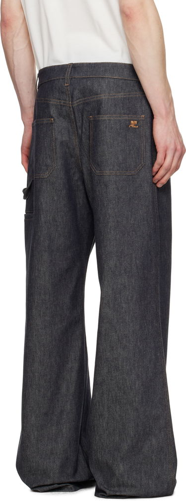 Jeans Courrèges Courrèges Hammer Baggy Jeans Blå | 125DPA241DE0035, 2