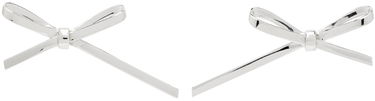 Örhängen We11done We11done Bow Stud Earrings Metallisk | WD-AJ0-24-521-U-SV, 0