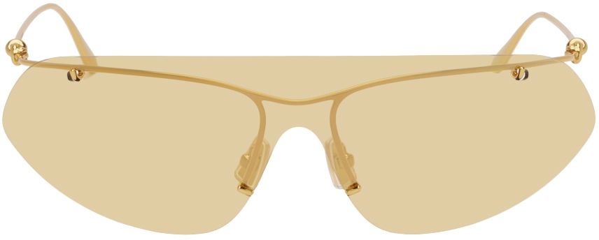 Solglasögon Bottega Veneta Knot Sunglasses Beige | BV1272S, 0