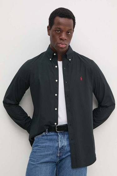 Skjorta Polo by Ralph Lauren Shirt Regular Svart | 710928255, 0