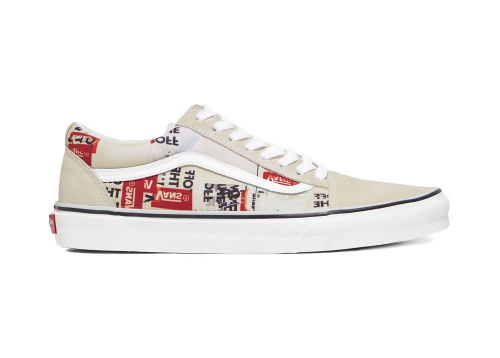 Sneakers och skor Vans Old Skool Off The Wall Print Pattern Vit | VN0A4U3BWN41, 0