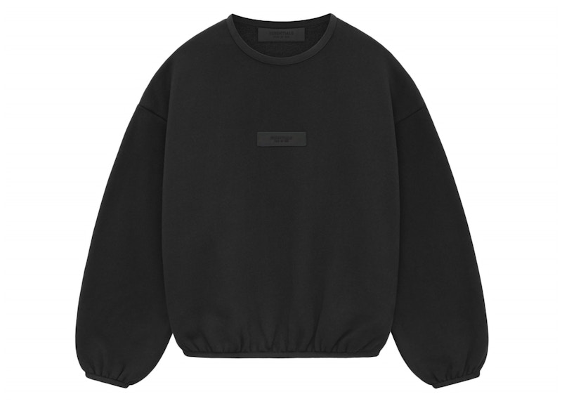 Sweatshirt Fear of God Essentials Core Collection Crewneck Svart | 785SU242060K