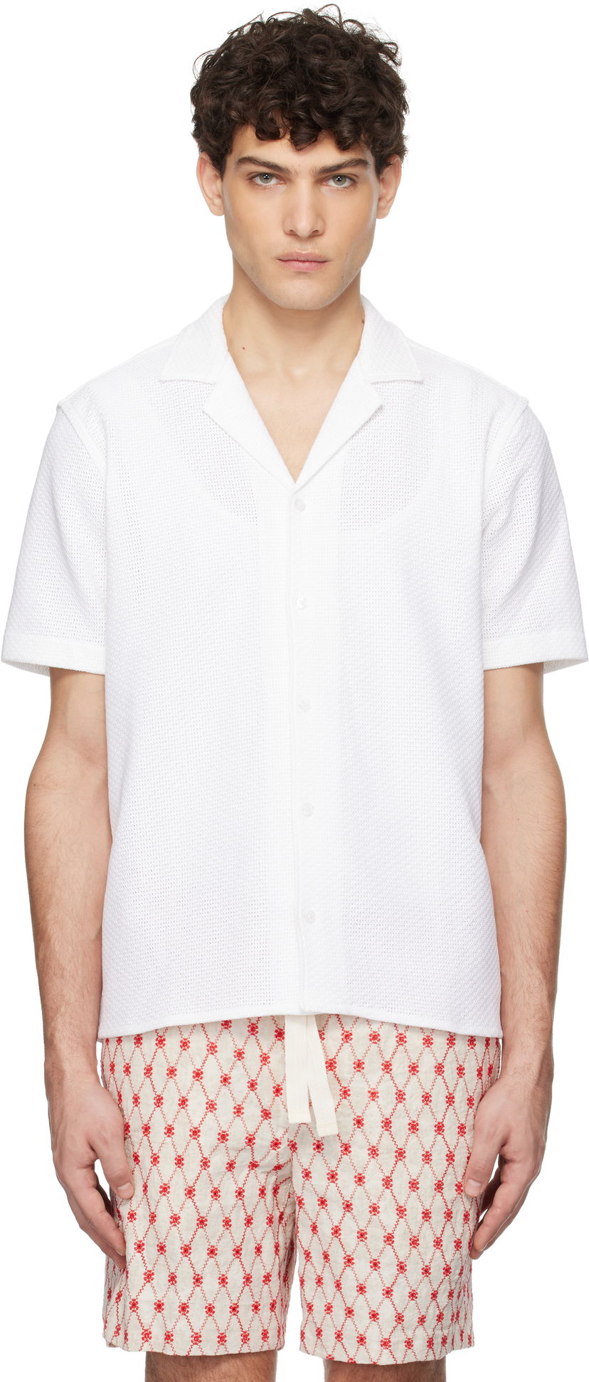 Skjorta Orlebar Brown Orlebar Brown Maitan Resort Shirt Vit | 280072