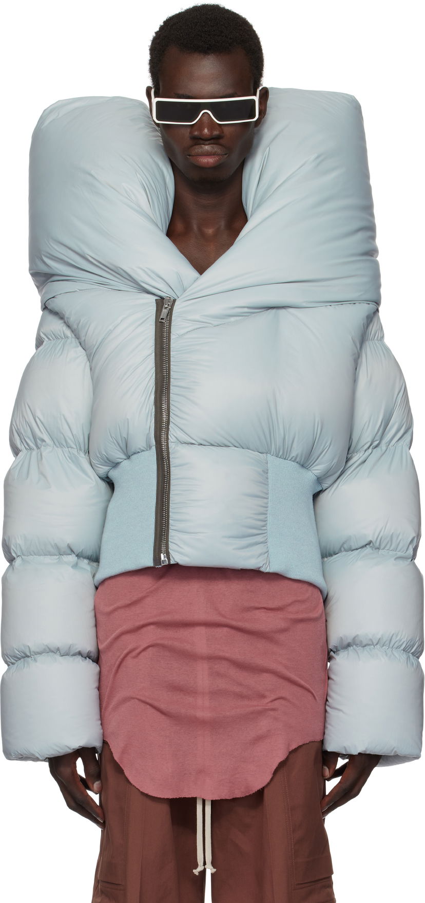 Pufferjacka Rick Owens Down Jacket Blå | RR02D6715 NPDX