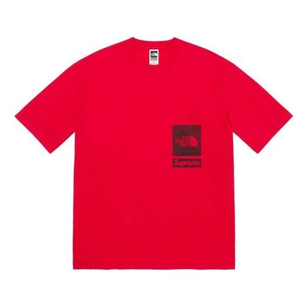 T-shirt Supreme Pocket Print T-Shirt Röd | SUP-SS23-074