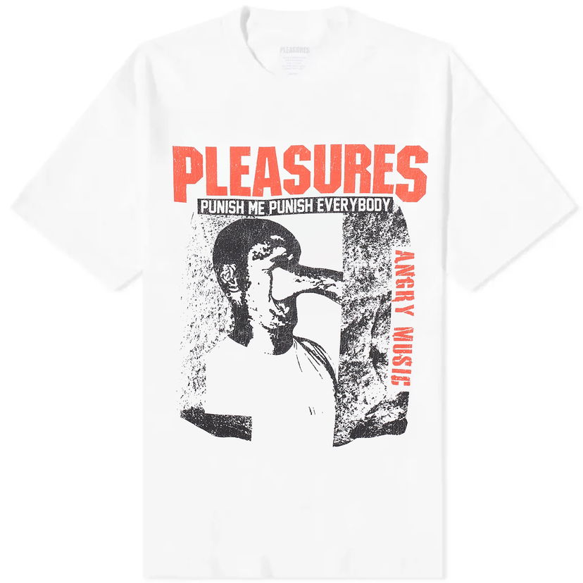 T-shirt Pleasures Punish T-Shirt Vit | P24SP047-WHITE