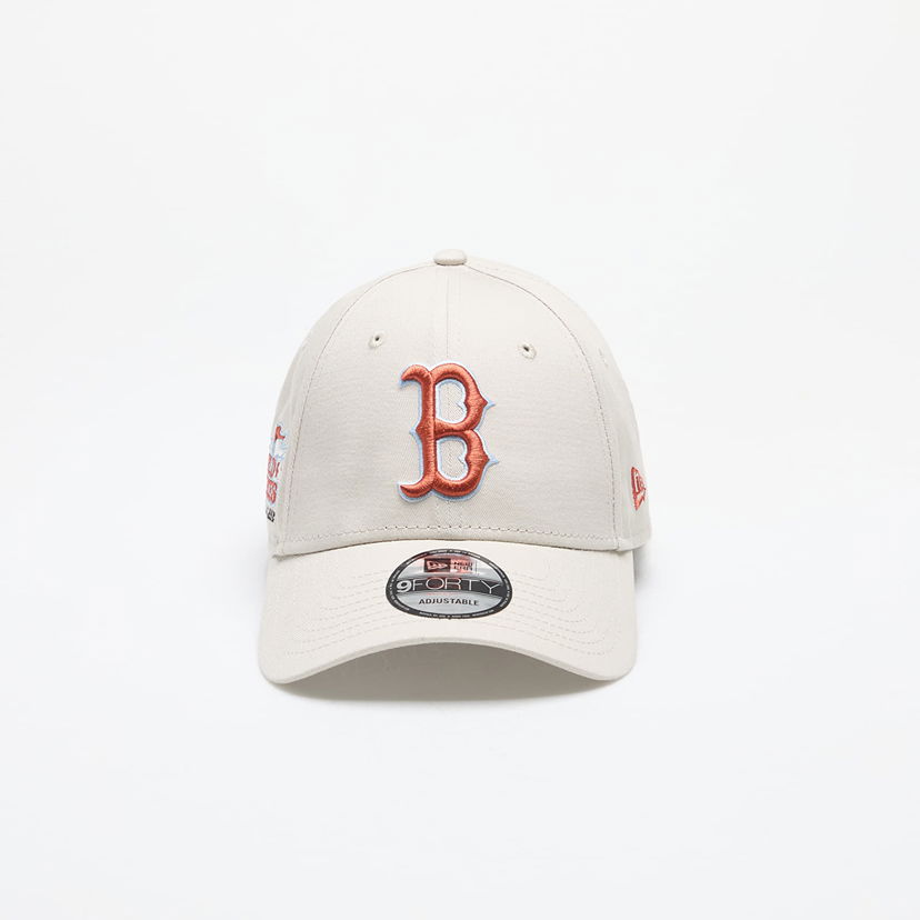 Keps New Era 9FORTY MLB Patch 9Forty Boston Red Sox Stone Vit | 60503511