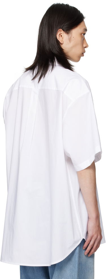 Skjorta VETEMENTS Vetements Tie Short-Sleeve Shirt Vit | UH76SH250W, 2