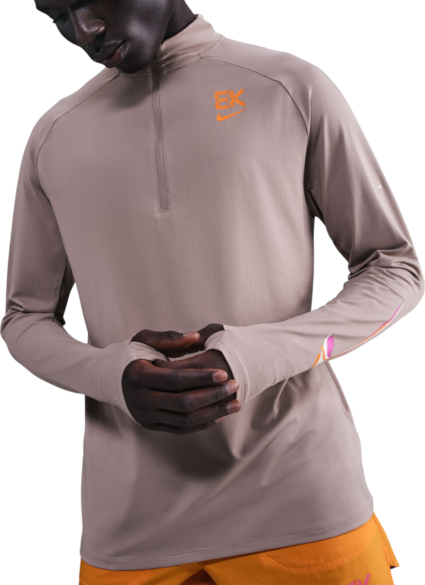 T-shirt Nike Stride Eliud Kipchoge Quarter-Zip Running Top Beige | hv2658-271
