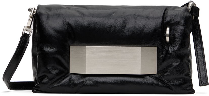 Handväska Rick Owens Rick Owens Hollywood Pillow Griffin Bag Svart | RA01E0645 LBPPA