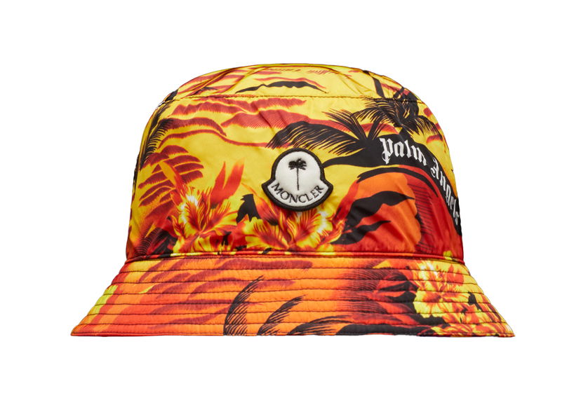 Hatt Moncler Palm Angels x Printed Bucket Hat Orange | G209L3B000130U053140