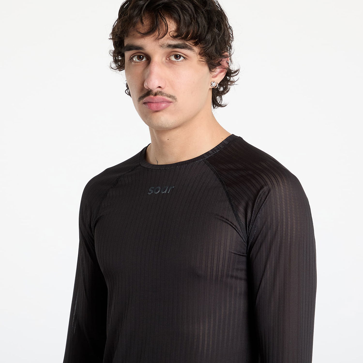 T-shirt Soar Running SOAR Running Race Base Layer T-Shirt Svart | SS25-SBL2M-BLK/DOT, 1