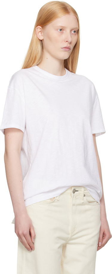 T-shirt rag & bone Rag & Bone Boyfriend Mini Slub T-Shirt Svart | WCC23ST059CH59, 4