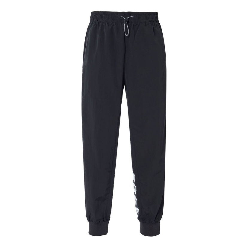 Träningsbyxor Converse Wordmark Joggers Svart | 10020008-A01