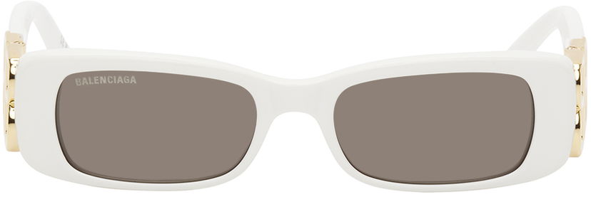 Solglasögon Balenciaga White Dynasty Vit | BB0096S-011