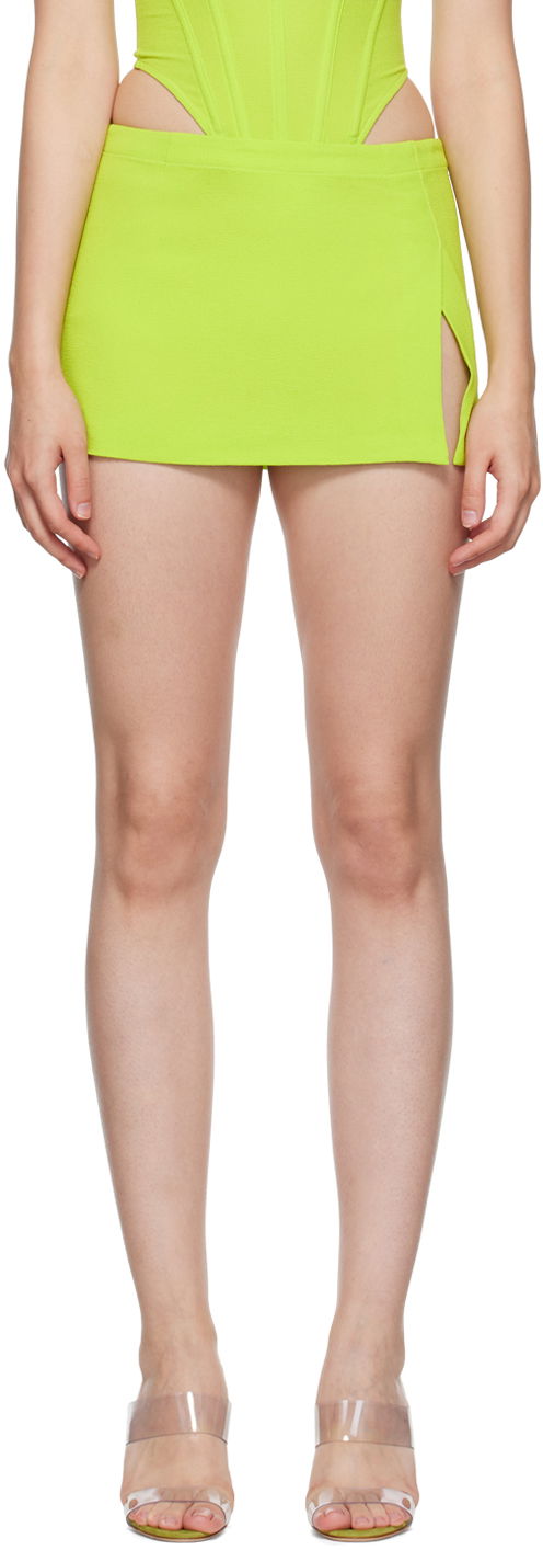 Kjol Miaou Miaou Micro Miniskirt Grön | 4012-CL-NELI
