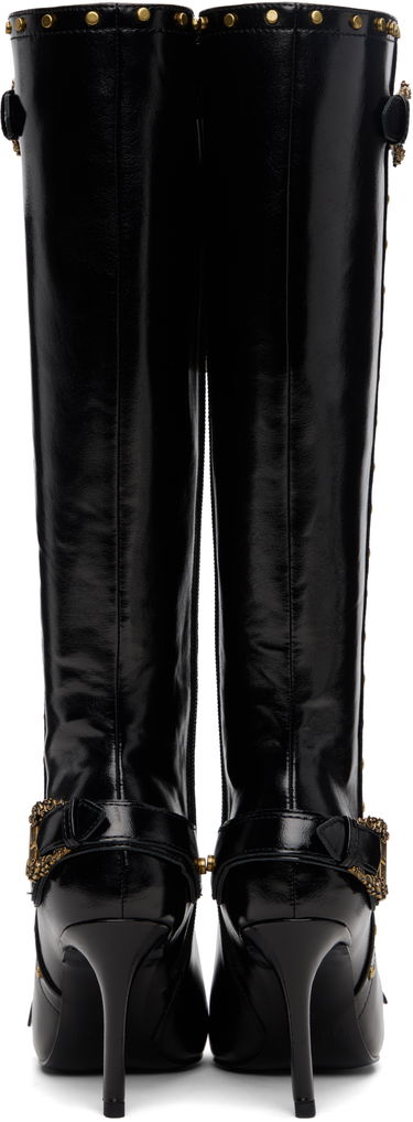 Sneakers och skor Versace Versace Jeans Couture Couture1 Scarlett Knee-High Boots Svart | E79VA3S58_EZSC35, 1
