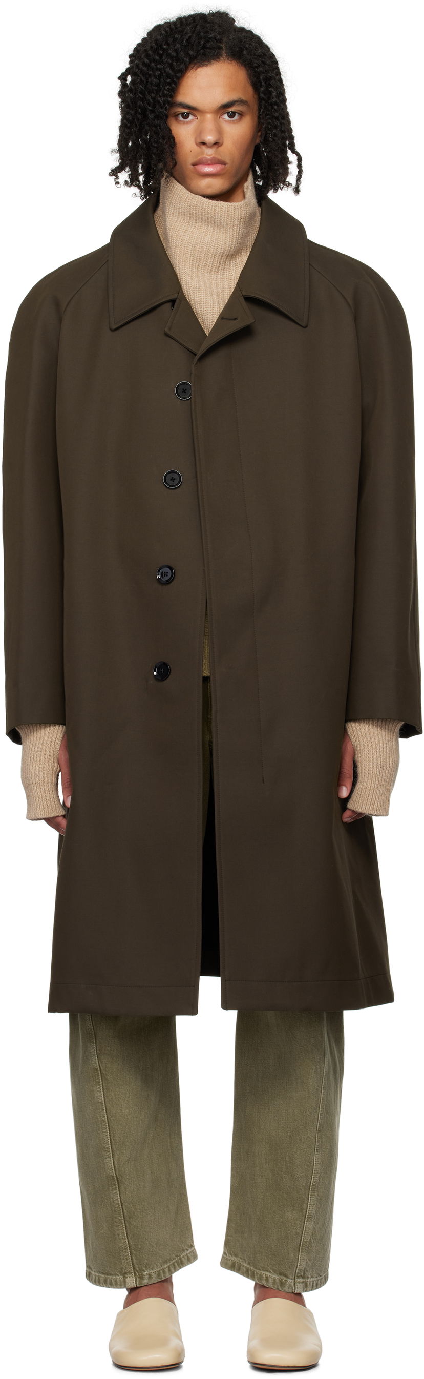 Rockar LEMAIRE Lemaire Car Coat Brun | CO1066 LF1297