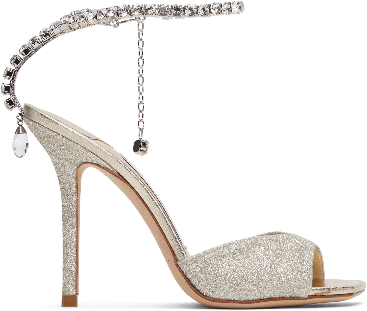Skovård Jimmy Choo Jimmy Choo Saeda 100 Heeled Sandals Metallisk | SAEDA SANDAL 100, 0